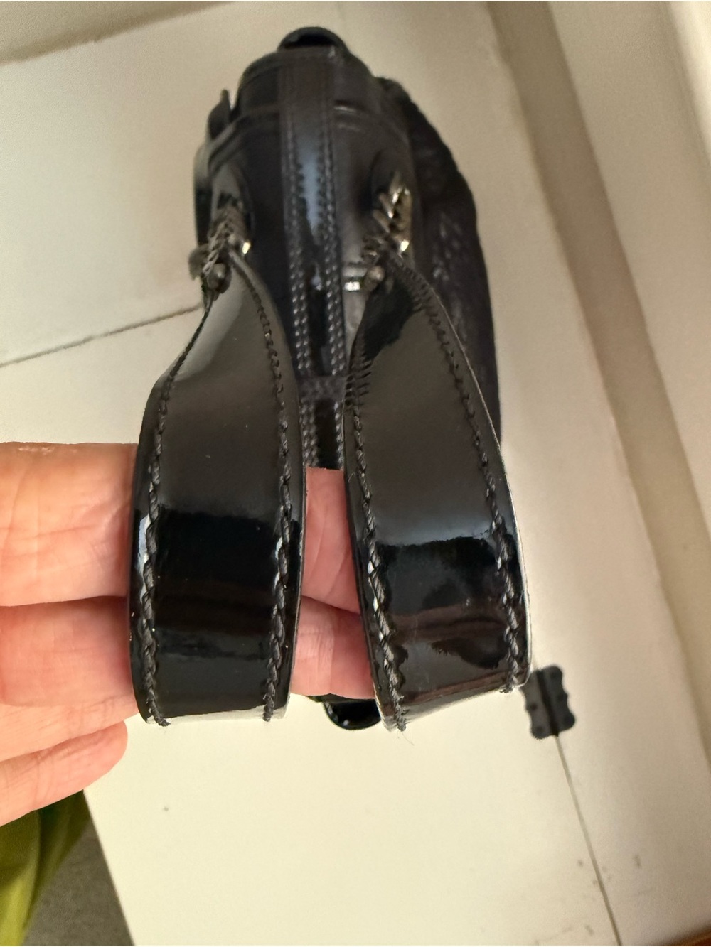 Fendi Black Leather Gun Metal Harware - Picture 16 of 16